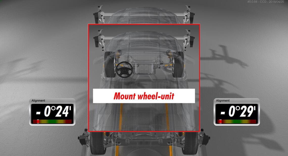 Wheel Alignment CCD for Cars - Automotive testing equipment - Vamag