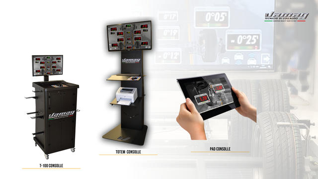 WHEEL ALIGNMENT - Automotive testing equipment - Vamag