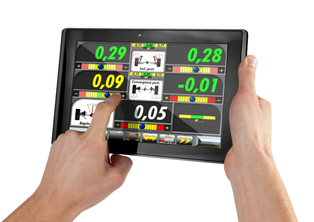Mobile Wheel Alignment AM 3000 BT-T - Automotive testing equipment - Vamag